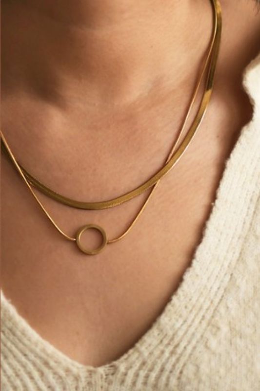 Dainty Chain Multi Layer Necklace