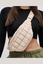 Resurgence Quilted Puffer Belt Bag