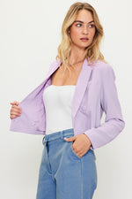 Double Breasted Crop Blazer