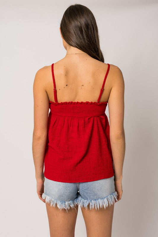 Smocked Cami Top