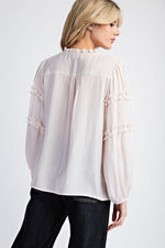 Long Sleeve Ruffle Blouse