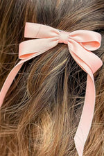 Satin Ribbon Hair Clip