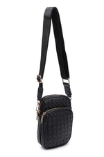 Celeste Woven Multi Compartment Crossbody