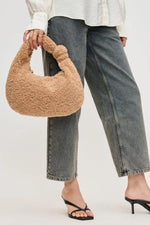 Charlene Sherpa Shearling Shoulder Bag