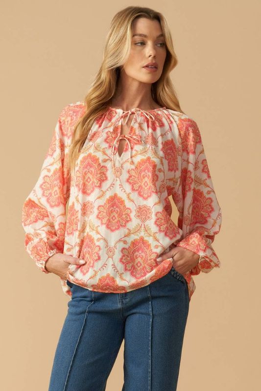 Print Woven Blouse