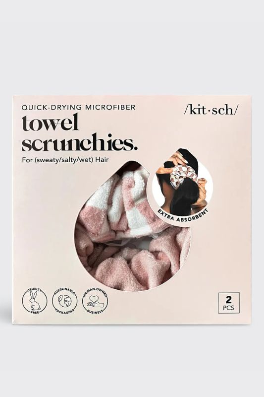 Microfiber Quick-Dry Towel Scrunchie 2PC