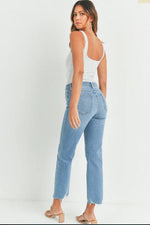 High Rise Vintage Straight Jeans