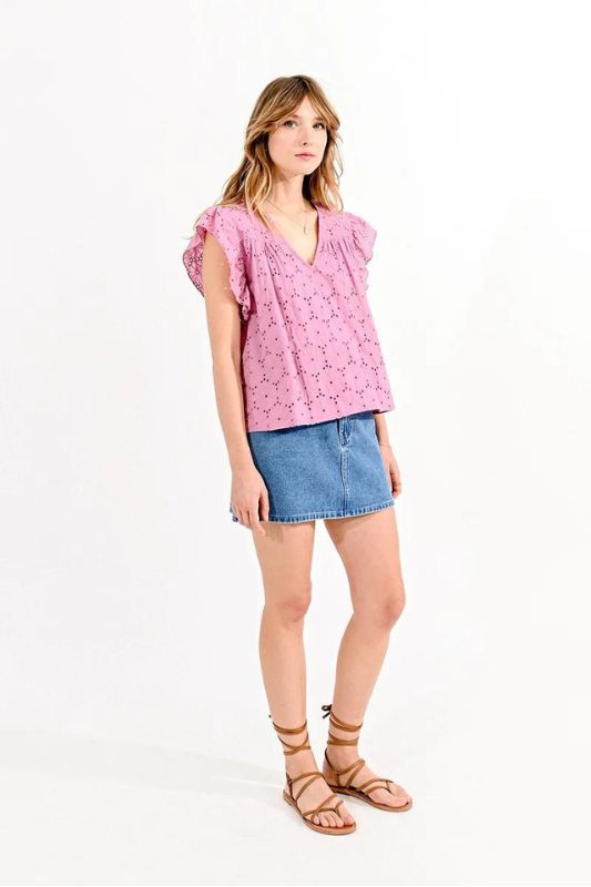 English Cotton Lace Top