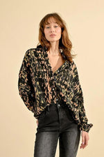 Loose Print Blouse