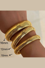 18K Gold Plated Bangle Bracelet