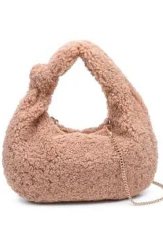 Charlene Sherpa Shearling Shoulder Bag