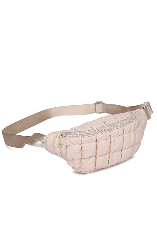 Resurgence Quilted Puffer Belt Bag