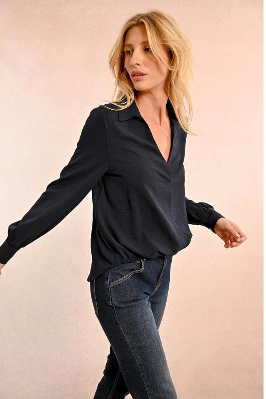 Elastic Waist Blouse