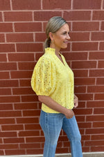 Eyelet Embroidered Top