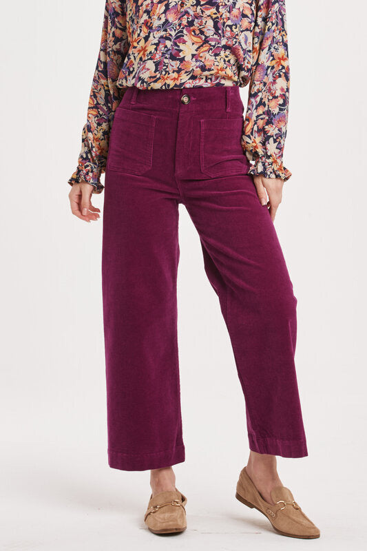 Analei Corduroy Patch Pocket Pant