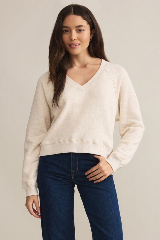 Avenue V-Neck Sweatshirt