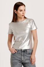 Bianca Metallic Tee