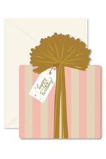 Birthday Gift Die-Cut Folded Greeting Card