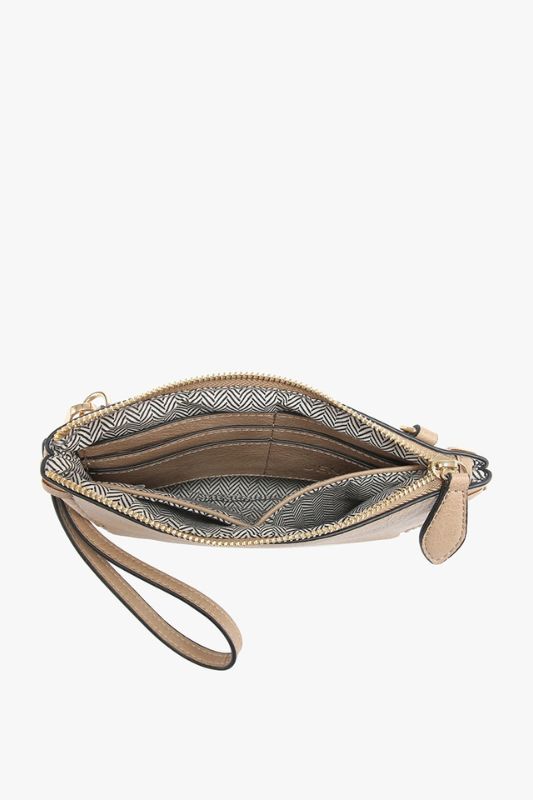 Bonnie Dual Compartment Whipstitch Crossbody