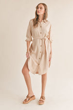 Gina  Belted Dress Or Outer Layer