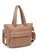 Jayna Quilted Nylon Tote