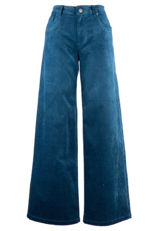 Jean High Rise Wide Leg Clean Hem