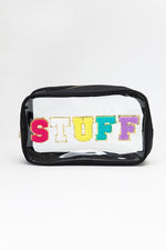Large Clear Stuff Travel Makeup Pouch