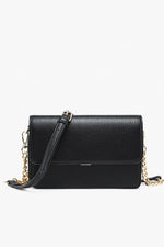 Lauryn Flap Over Crossbody w/ Chain Strap