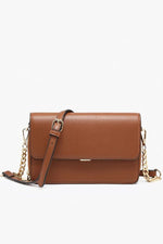 Lauryn Flap Over Crossbody w/ Chain Strap