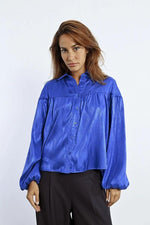 Metallic Loose Blouse