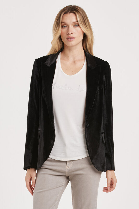 Nadja 3 Pocket Velvet Blazer