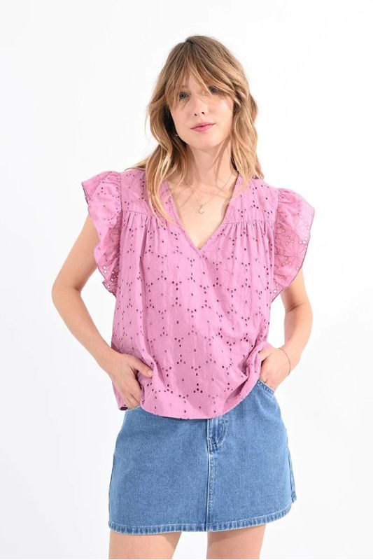 English Cotton Lace Top