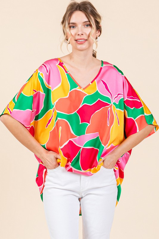 Print Boxy Top