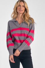 Collared V Neck Sweater
