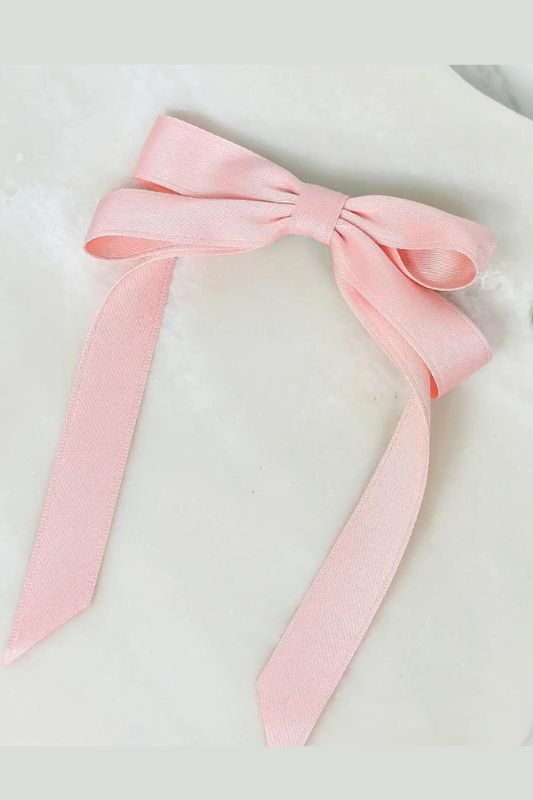 Satin Ribbon Hair Clip