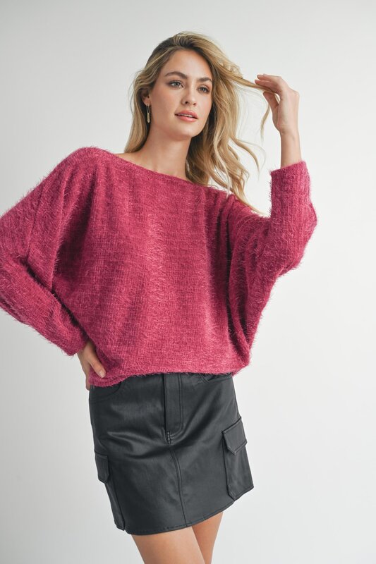 Soiree Dolman Sleeve Knit Top