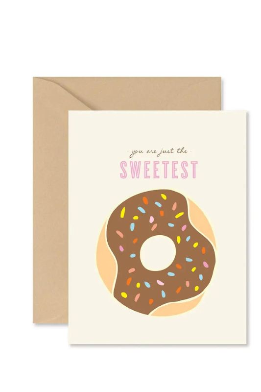 Sweetest Donut Thank You Greeting Card