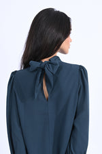 Blouse with Puff Sleeves