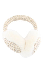 Heather Knitted Faux Fur C.C Earmuff