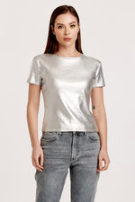 Bianca Metallic Tee