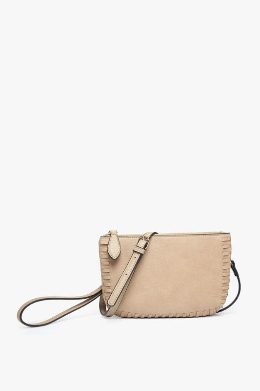 Bonnie Dual Compartment Whipstitch Crossbody