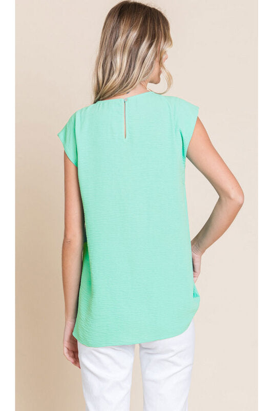 Solid Top With U-Neck