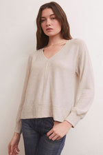 Wilder Cloud V-Neck Long Sleeve Top