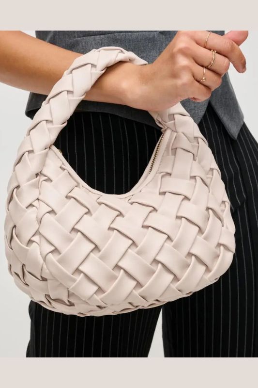 Noreen Woven Clutch