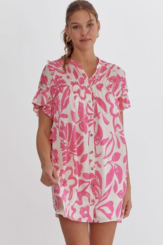 pink floral leopard print dress Buy Whistles Pink Leopard Print Cotton Midi Dress from Next USA