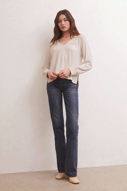 Wilder Cloud V-Neck Long Sleeve Top