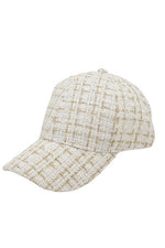 Tweed Baseball Cap