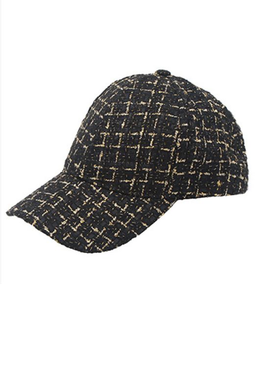 Tweed Baseball Cap