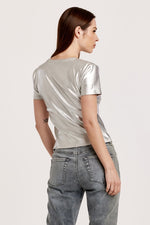 Bianca Metallic Tee