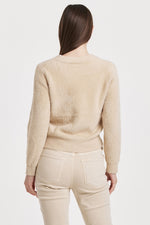 Effy Crew Neck Fuzzy Sweater